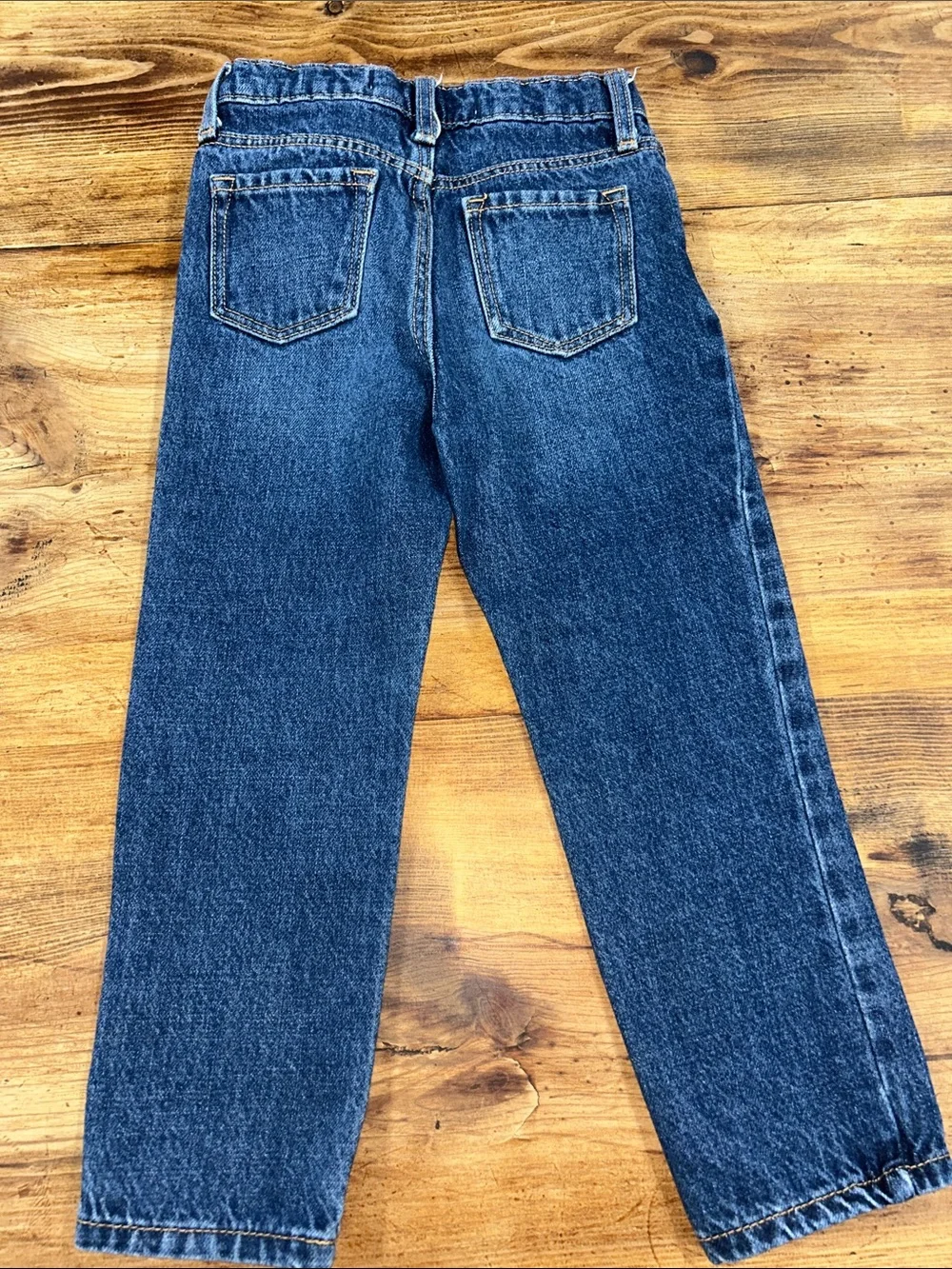 4T Toddler Boys’ Old Navy Slouchy Straight Denim Blue Jeans